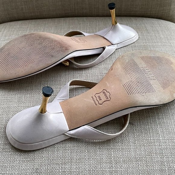 Stuart Weitzman Women Heel Sandal Shoes Leather Sole Pink Leather Upper Spain 39 - Picture 9 of 12